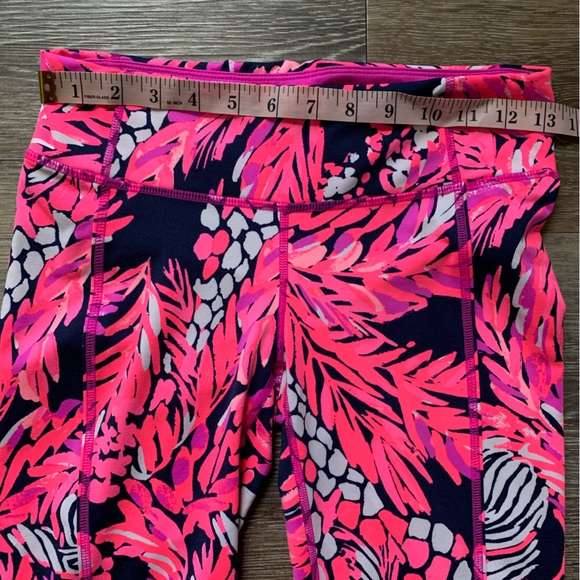 Lilly Pulitzer Weekender Pink Cropped Leggings S - Picture 3 of 7
